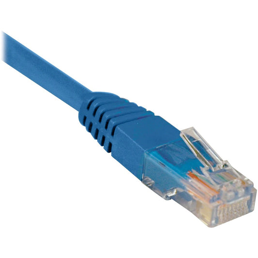 Eaton Tripp Lite Series Cat5e 14 ft. Molded Blue Ethernet Patch Cable with RJ45 Connectors