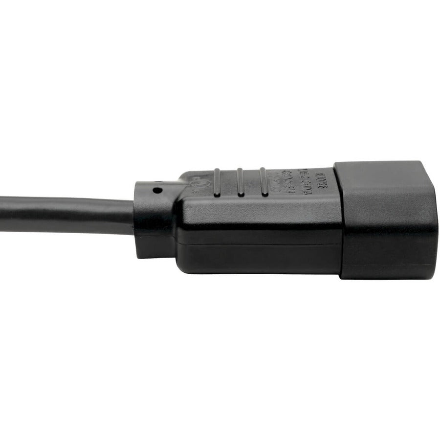 Eaton Tripp Lite Series NEMA 5-15R to IEC-320-C14 Power Adapter Cable - 2 ft, 13A, 125V