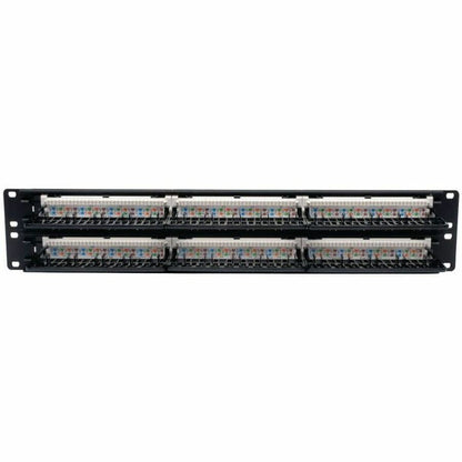 Eaton Tripp Lite Series 48-Port Cat5e Rack-Mount Patch Panel N052-048