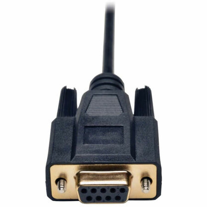 Eaton Tripp Lite Series Null Modem Serial Cable (DB9 to DB25, 6 ft)
