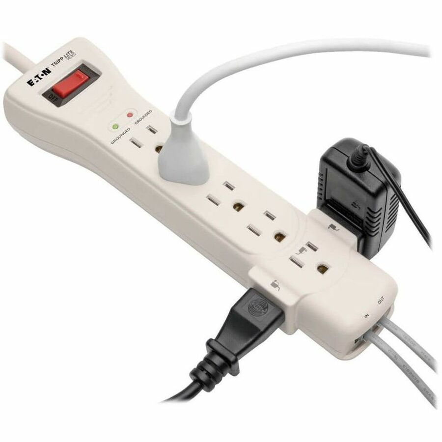 Eaton Tripp Lite Protect It! 7-Outlet Surge Suppressor with 15 ft. Cord and 2520 Joules Protection