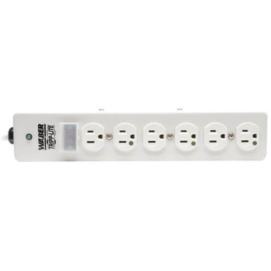 Eaton Tripp Lite SPS-615-HG Hospital-Grade Surge Protector with 6 Outlets and 15 ft. Cord