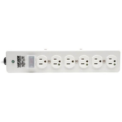 Eaton Tripp Lite SPS-615-HG Hospital-Grade Surge Protector with 6 Outlets and 15 ft. Cord