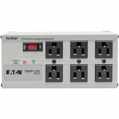 Eaton Tripp Lite Series Isobar ISOBAR6 6-Outlet Surge Protector with 6 ft. Cord and Right-Angle Plug