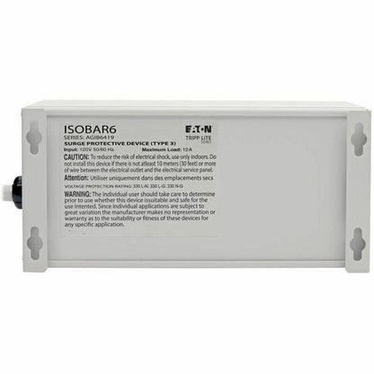 Eaton Tripp Lite Series Isobar ISOBAR6 6-Outlet Surge Protector with 6 ft. Cord and Right-Angle Plug