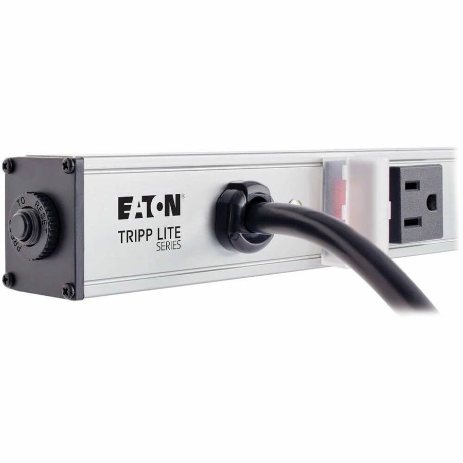 Eaton Tripp Lite Series PS2408 8-Outlet Power Strip with 15 ft. Cord and Circuit Breaker