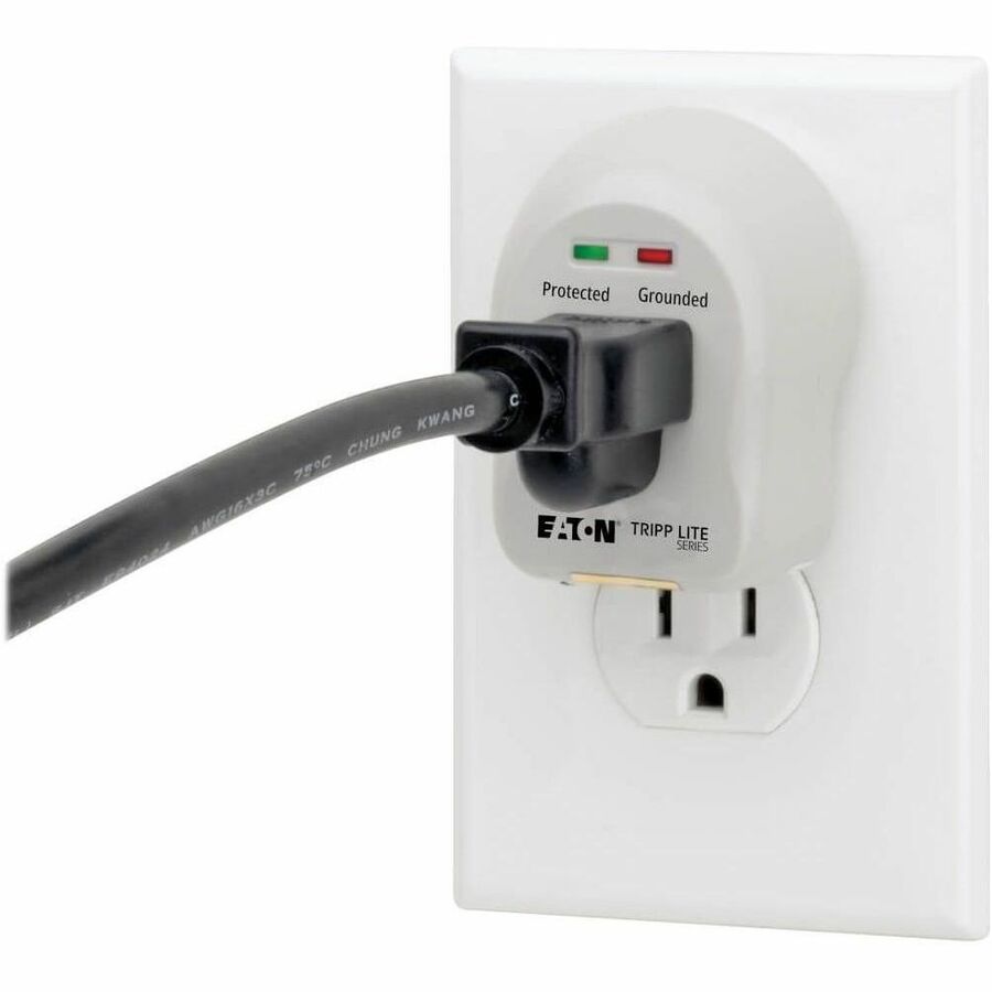 Eaton Tripp Lite SPIKECUBE 1-Outlet Surge Suppressor with 600 Joules Protection
