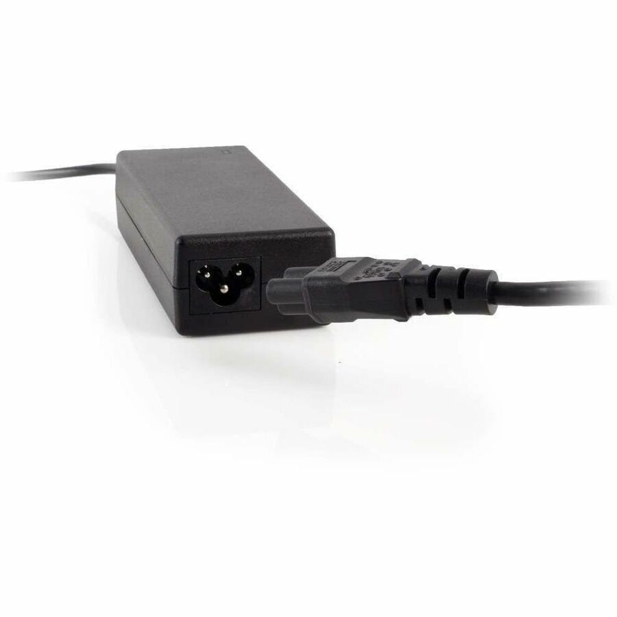 C2G 6ft Laptop Power Cord with NEMA 5-15P to IEC320C5 - 18 AWG, Black, 3-Slot Compatibility