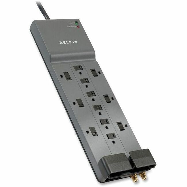 Belkin 12-Outlet SurgeMaster Surge Protector with 8 ft Cord - 3780 Joules of Protection