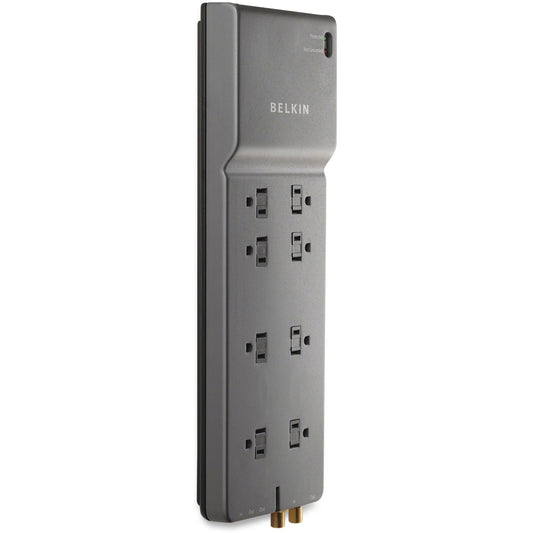 Belkin BE108230-12 8-Outlet Surge Protector with Telephone and Coaxial Line Protection