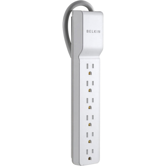 Belkin 6 Outlet Home/Office Surge Protector with 555 Joules and 2.5 Foot Power Cord