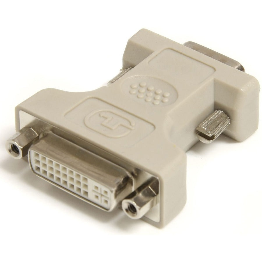 StarTech.com DVI to VGA Adapter - DVI-I (F) to HD-15 (M), 2.4 Inches, Molded Connectors with Thumbscrews