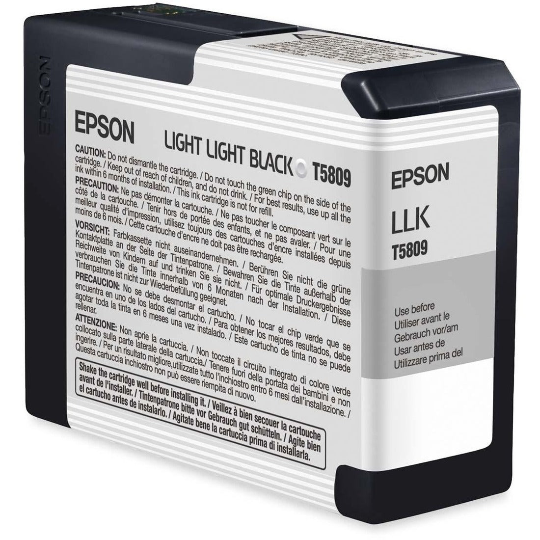 Epson UltraChrome K3 Light-Light Black Ink Cartridge for Stylus Pro 3800 & 3880