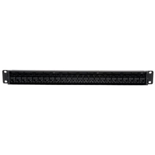 Eaton Tripp Lite Series 24-Port 1U Rack-Mount Cat6 Feed-Through Patch Panel N254-024