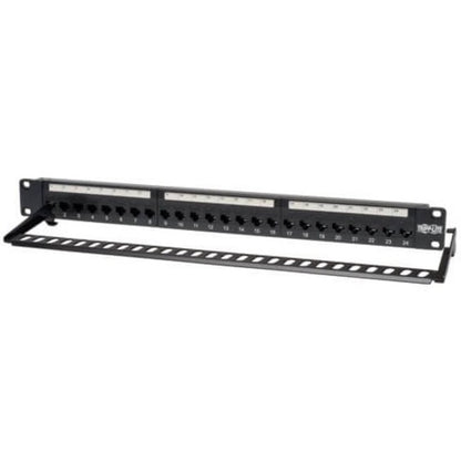 Eaton Tripp Lite Series 24-Port 1U Rack-Mount Cat6 Feed-Through Patch Panel N254-024
