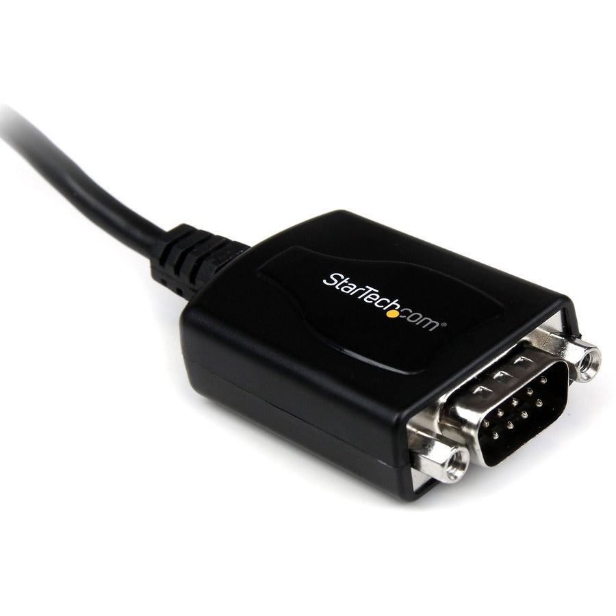 StarTech.com USB to Serial Adapter with COM Retention - 1 ft RS232 DB9 Cable for Legacy Devices