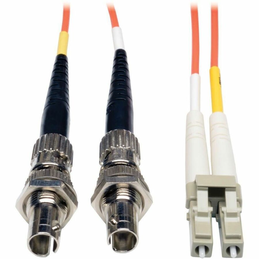 Eaton Tripp Lite Series Duplex Multimode 50/125 Fiber Optic Adapter Cable (LC/ST, 1 ft.)