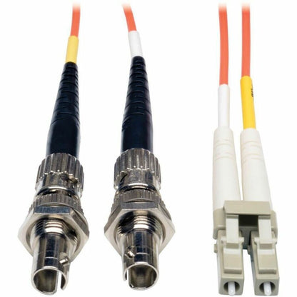 Eaton Tripp Lite Series Duplex Multimode 50/125 Fiber Optic Adapter Cable (LC/ST, 1 ft.)