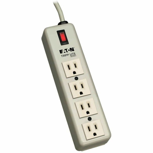 Eaton Tripp Lite Series Waber 4-Outlet Power Strip with 6 ft. Cord and Lighted Switch
