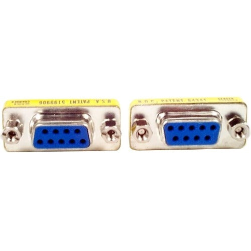 StarTech.com GC9SF Slimline Serial DB9 Gender Changer, F/F - Durable Data Transfer Adapter