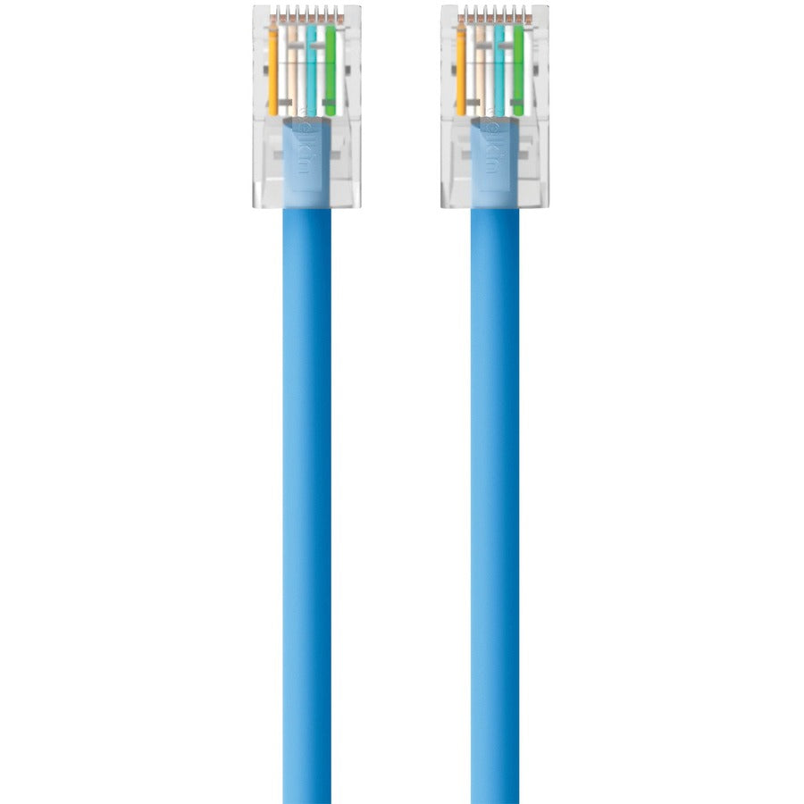 Belkin Cat6 Snagless Patch Cable - 7 Feet Blue Ethernet Network Cable for High-Speed Data Transfer
