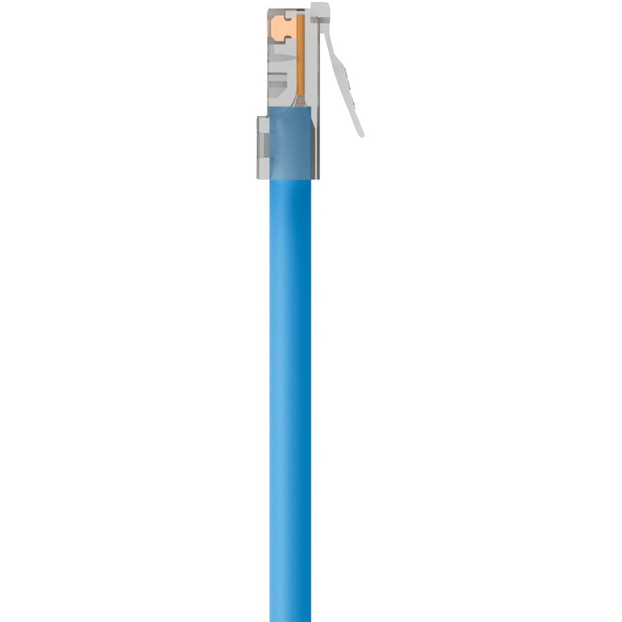 Belkin Cat6 Snagless Patch Cable - 7 Feet Blue Ethernet Network Cable for High-Speed Data Transfer