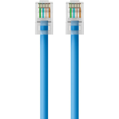 Belkin Cat6 Snagless Patch Cable - 7 Feet Blue Ethernet Network Cable for High-Speed Data Transfer