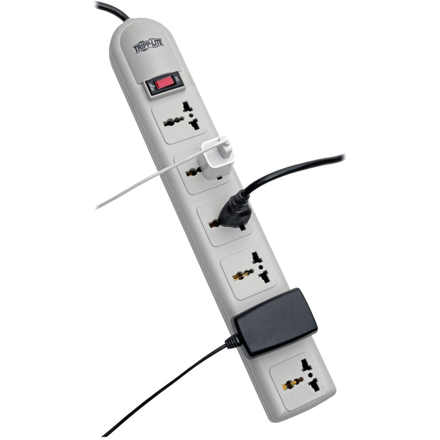 Eaton Tripp Lite Protect It! SUPER6OMNI B 6-Outlets Surge Protector with British Plug and 750 Joules Rating