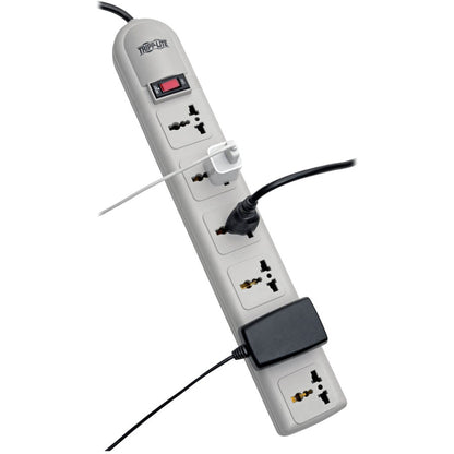 Eaton Tripp Lite Protect It! SUPER6OMNI B 6-Outlets Surge Protector with British Plug and 750 Joules Rating