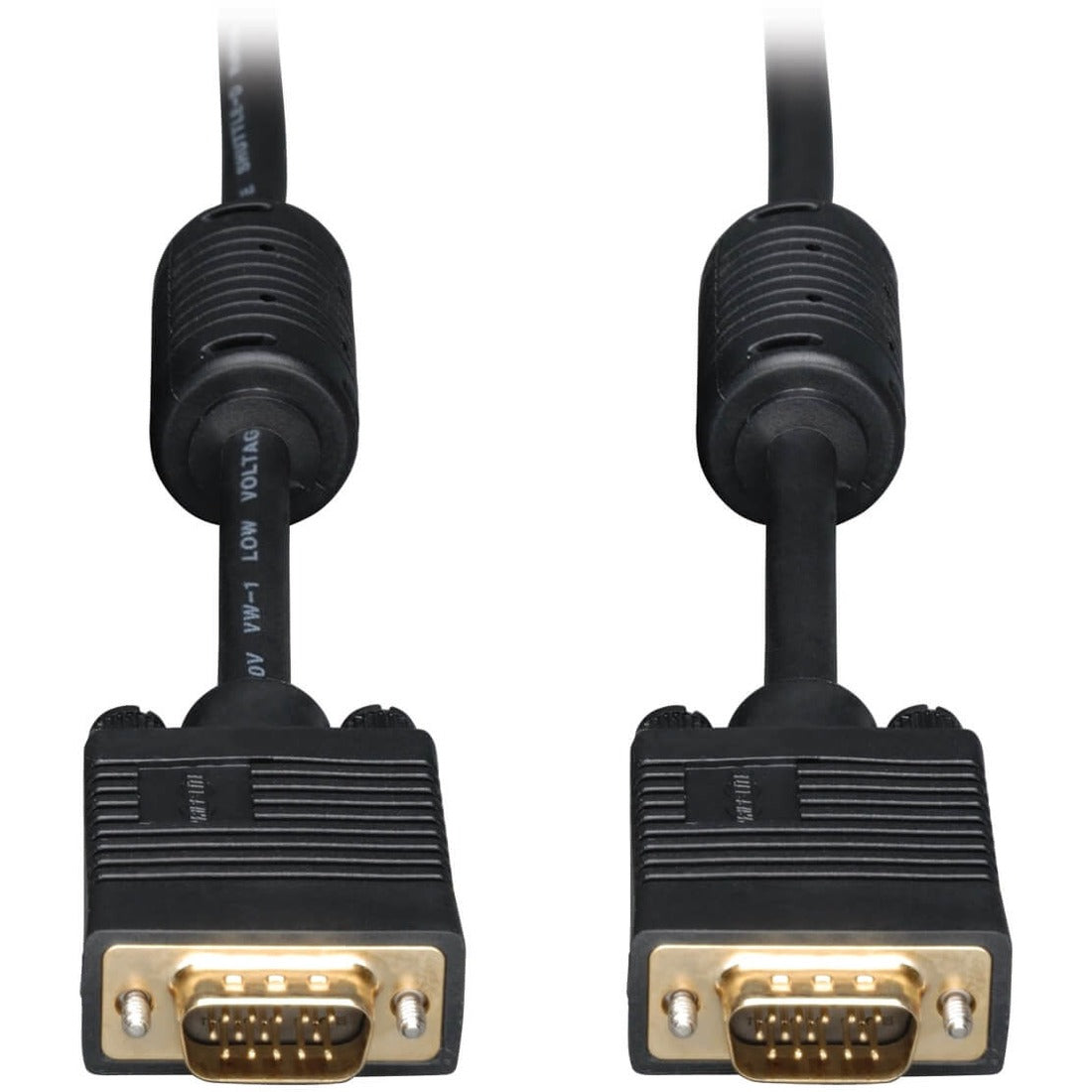 Eaton Tripp Lite Series VGA High-Resolution RGB Coaxial Cable (HD15 M/M), 15 ft