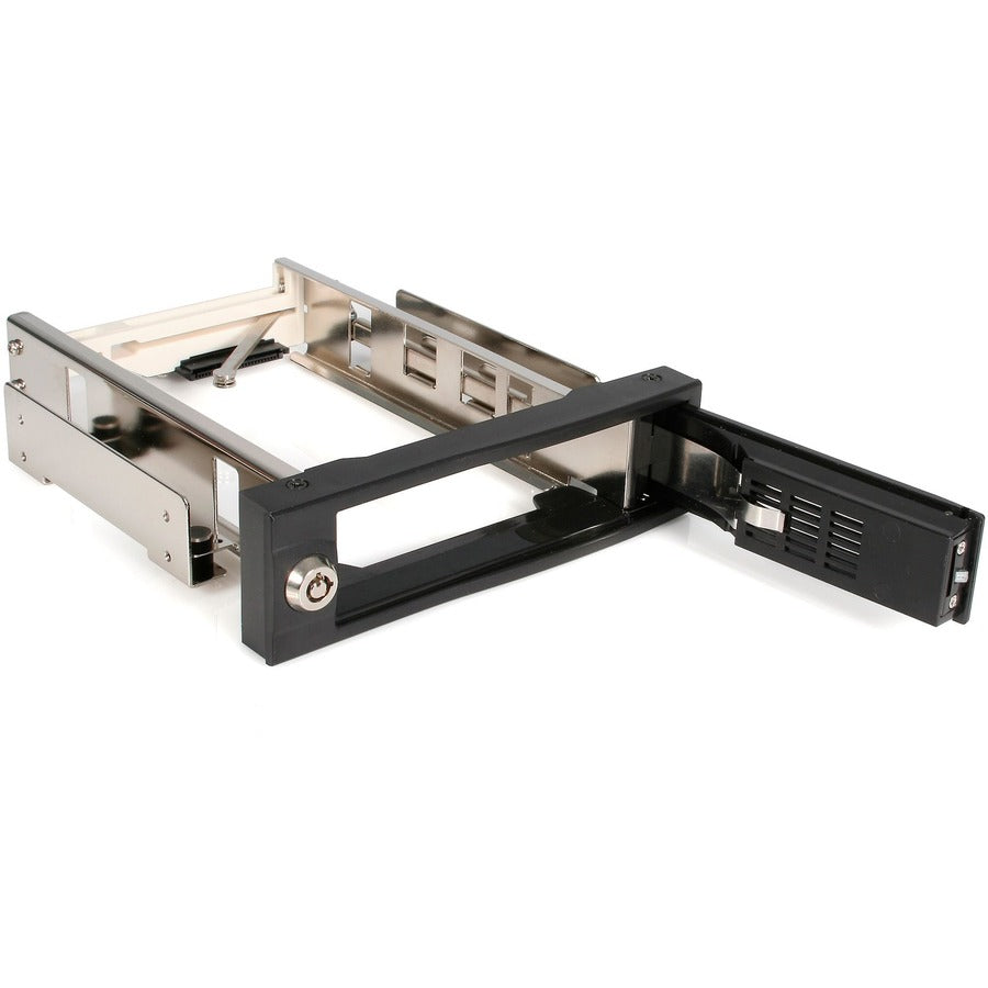 StarTech.com HSB100SATBK 5.25-Inch Tray-Less SATA Hot-Swap Hard Drive Bay for 3.5-Inch Drives in PC and Rackmount Systems
