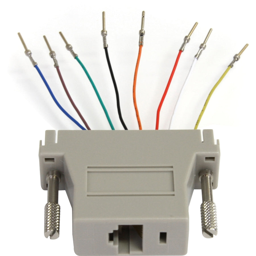 StarTech.com GC258MF DB25M to RJ45F Data Transfer Adapter for Serial and Network Connections