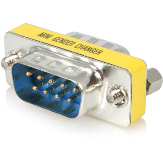 StarTech.com GC9SM Slimline Serial DB9 Gender Changer - M/M