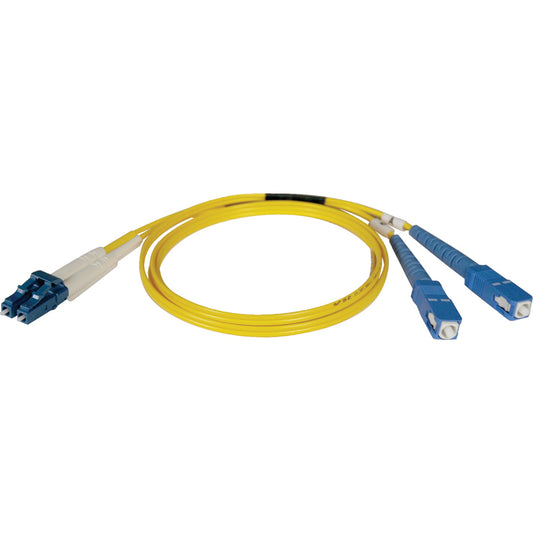 Eaton Tripp Lite Series 15m (50ft) Duplex Singlemode Fiber Optic Patch Cable LC/SC