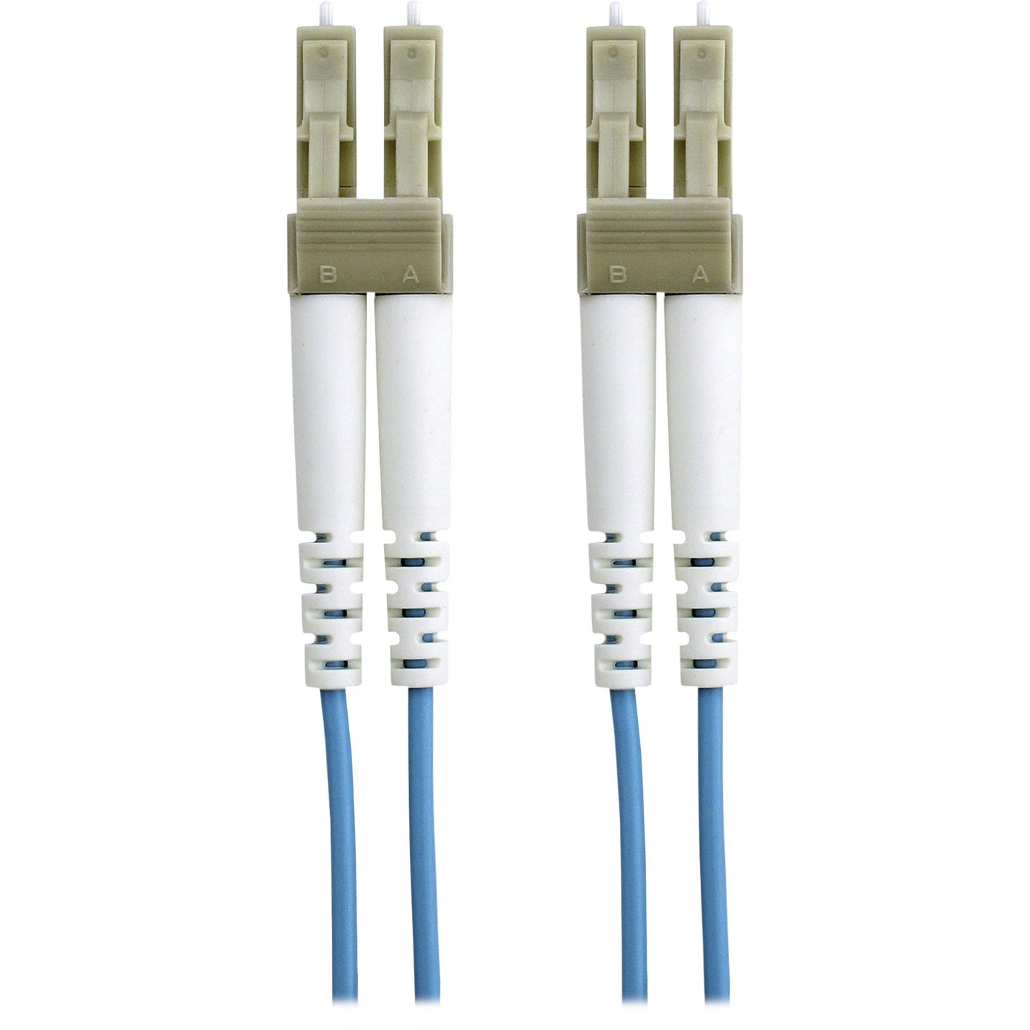Belkin F2F402LL-03M-G 10Gbps Multimode LC/LC Duplex Fiber Optic Patch Cable, 9.84 ft, Aqua