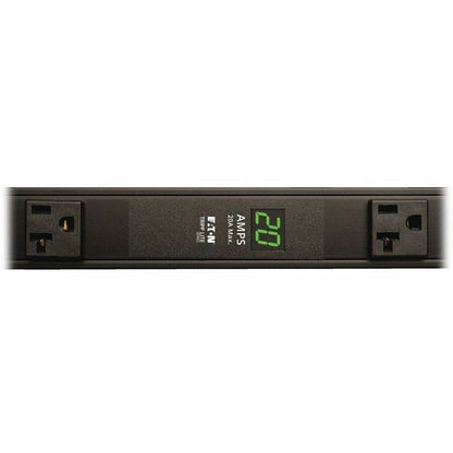 Eaton Tripp Lite PDUMV20 Metered Power Distribution Unit - 28 NEMA 5-15/20R Outlets, 120V 20A, Rack-Mountable with 15ft Cord and Overload Protection