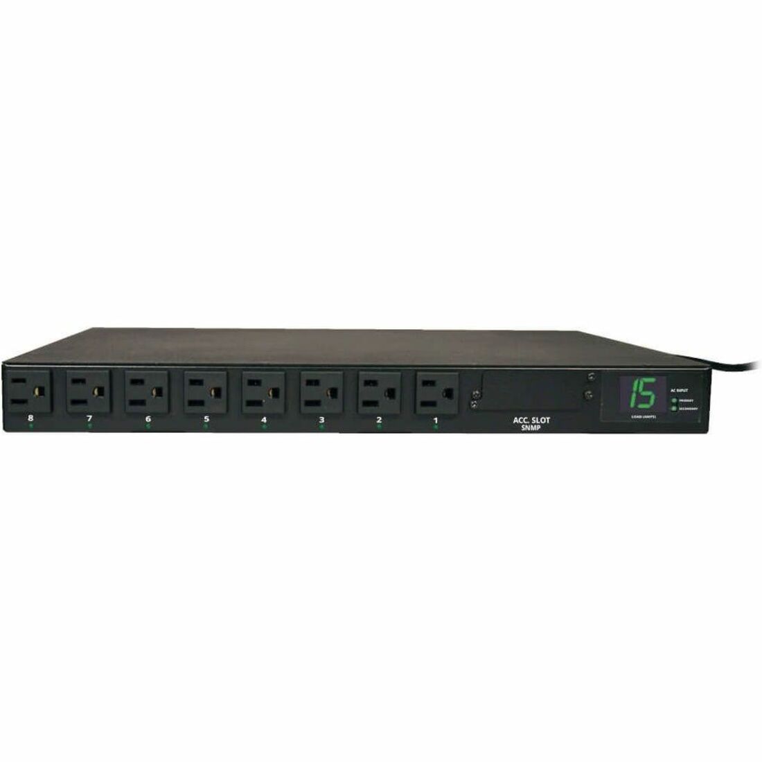 Eaton Tripp Lite PDUMH15AT Metered ATS 120V 15A 8-Outlet Rackmount PDU
