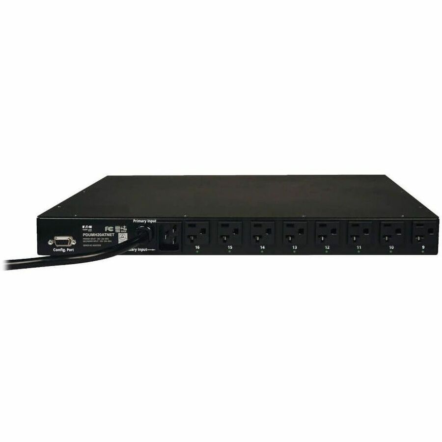Eaton Tripp Lite Series 1.9kW Switched Automatic Transfer Switch PDU with 16 Outlets and Redundant Power Support