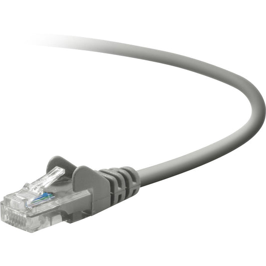 Belkin Cat. 5E UTP Patch Cable - 10 ft Gray Ethernet Network Cable with RJ-45 Connectors
