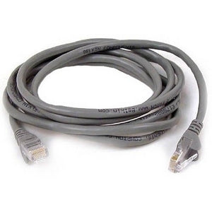 Belkin Cat. 5E UTP Patch Cable - 50 ft Gray Network Cable with Snagless RJ-45 Connectors