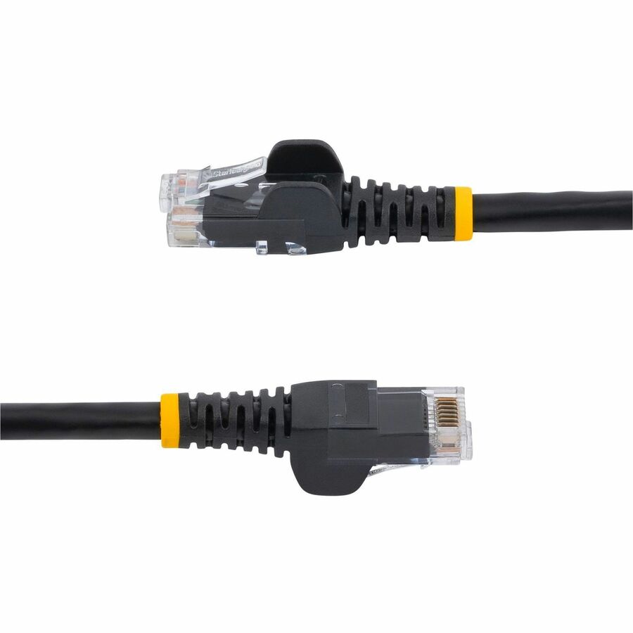StarTech.com 10 ft CAT6 Ethernet Patch Cable - Black Snagless Gigabit Network Cord with PoE Support