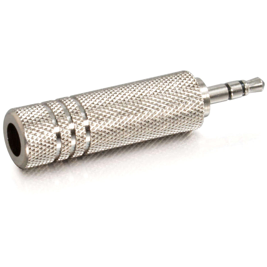 C2G 3.5mm Stereo Male to 6.35mm (1/4 inch) Stereo Female Adapter – Durable Audio Connection