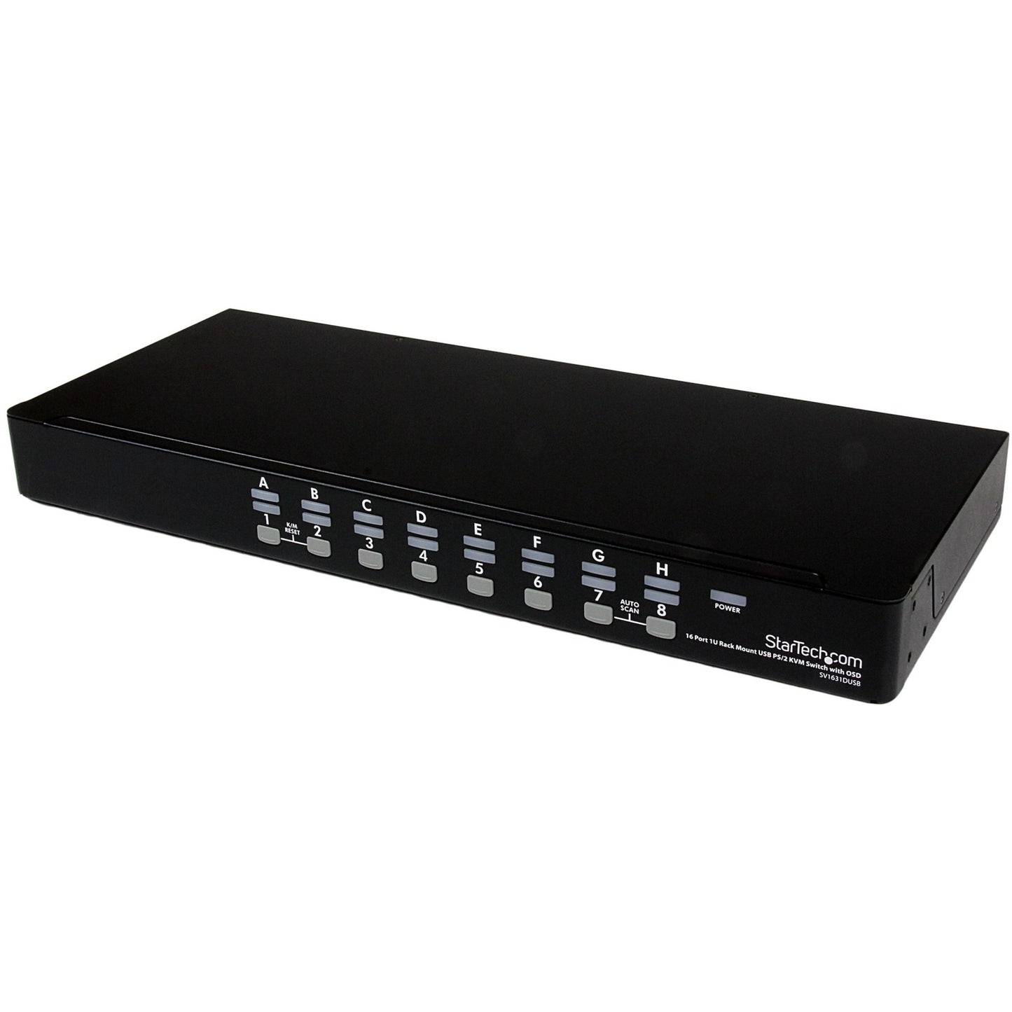 StarTech.com SV1631DUSB 16 Port Rackmount USB and PS/2 KVM Switch with On Screen Display
