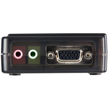 StarTech.com SV411KUSB 4-Port USB KVM Switch with Audio and Cables