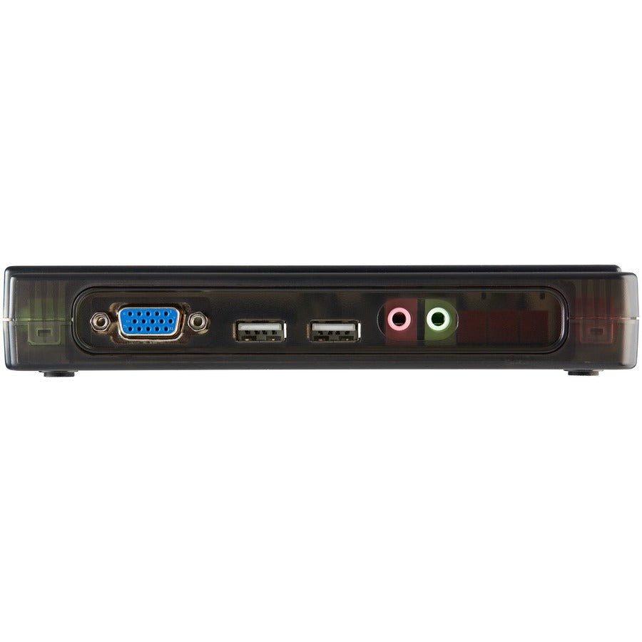 StarTech.com SV411KUSB 4-Port USB KVM Switch with Audio and Cables