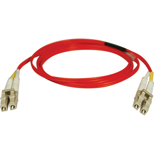 Eaton Tripp Lite Series 10 Meter Duplex Multimode Fiber Optic Patch Cable with LC/LC Connectors - Red