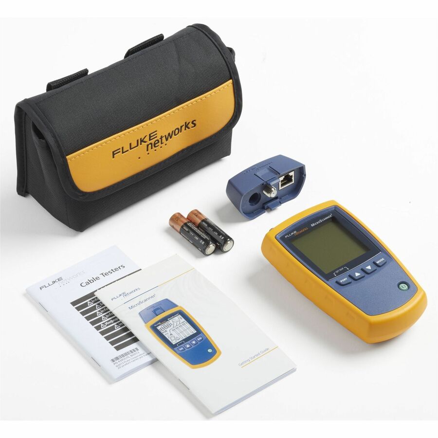 Fluke Networks MicroScanner2 Cable Verifier MS2100 for Voice, Data, and Video Testing