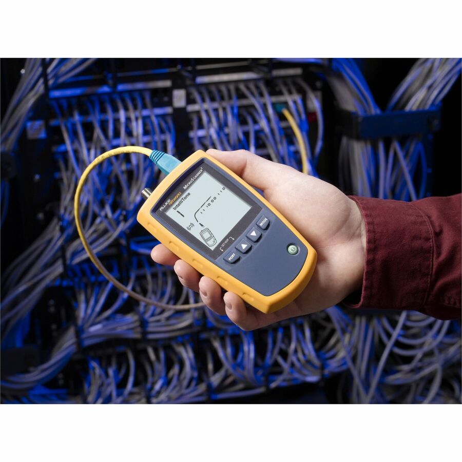 Fluke Networks MicroScanner2 Cable Verifier MS2100 for Voice, Data, and Video Testing