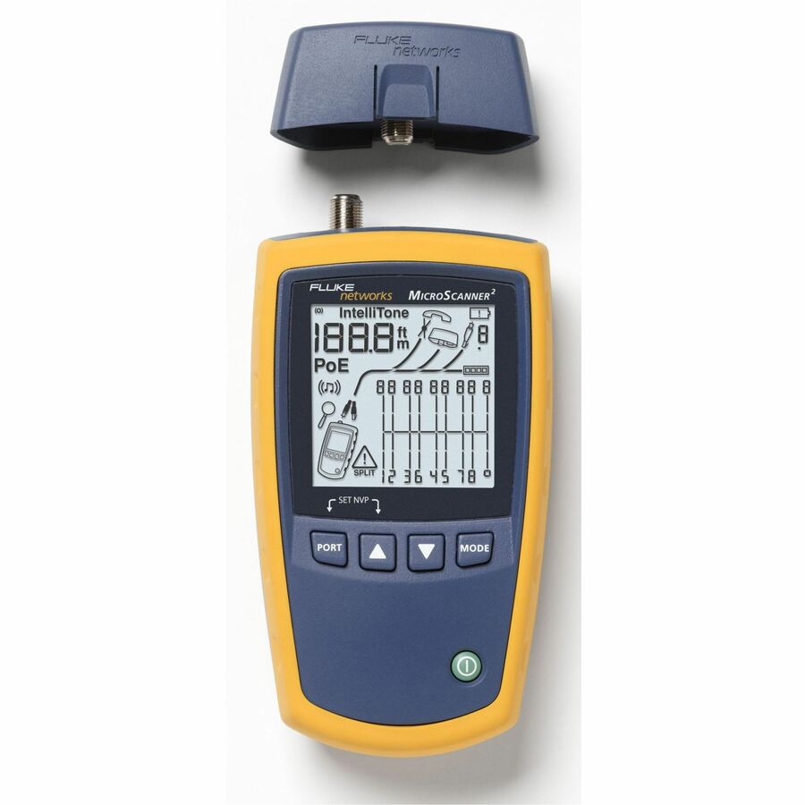 Fluke Networks MicroScanner2 Cable Verifier MS2100 for Voice, Data, and Video Testing