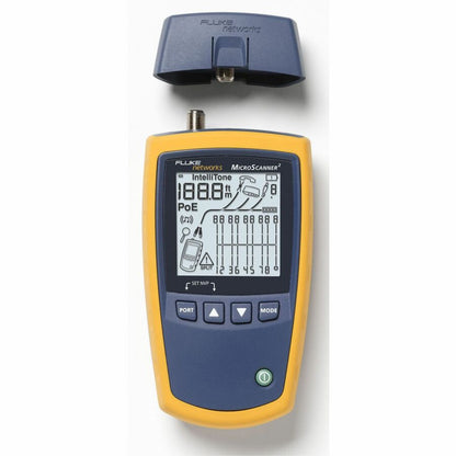 Fluke Networks MicroScanner2 Cable Verifier MS2100 for Voice, Data, and Video Testing